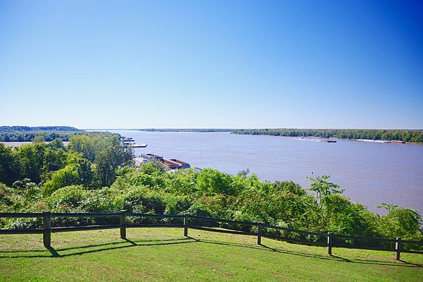 The Mississippi River, viewed from Columbus-Belmont State Park