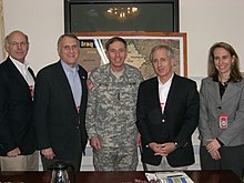 Pearce, Jon Kyl, Bob Corker, and Gabby Giffords with David Petraeus in 2007 Congressional delegation meets with David Petraeus.jpg