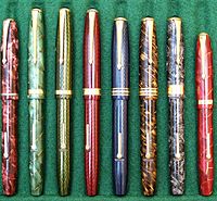 Conway Stewart fountain pens from the 1950s Conway stewart pens.jpg