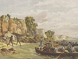 Cook's landing at Botany Bay in 1770 Cook's landing at Botany Bay.jpg