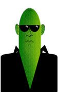 (Man) Cool as a cucumber