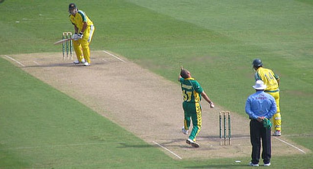 Symonds batting against South Africa in 2006