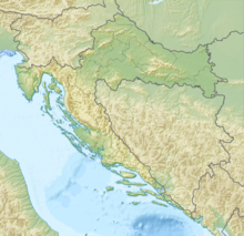 Dinara na zemljovidu Hrvatske