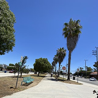 <span class="mw-page-title-main">Culver Boulevard Median Bike Path</span> Rail-trail cycle route in California, United States