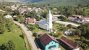 Satul Cușma și biserica ortodoxă (1931)