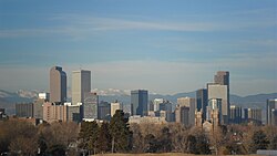 Pemandangan Denver dari City Park