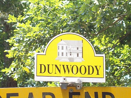 Dunwoody street-sign topper