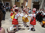 Danza de palos en Fuentelcésped, Burgos