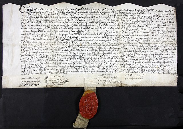 Deed of Surrender of Thetford Priory, 1540