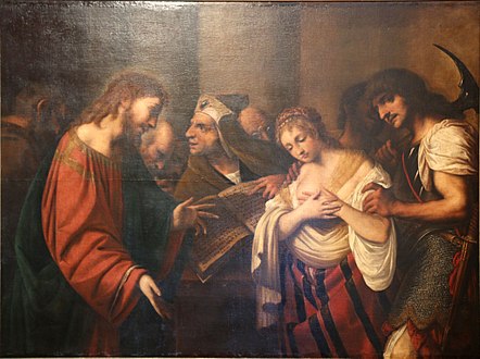 Pietro della Vecchia, Hristos și adultera.