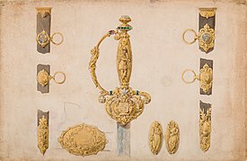 Design for a Sword Hilt, Scabbard, and Belt Fittings MET LC-2016 698-001.jpg