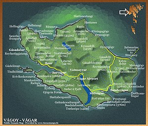 Map of Vagar