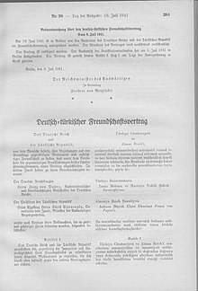 Германо-турецкий договор 1941 года