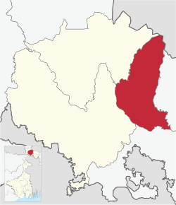 Location of Dhupguri subdivision