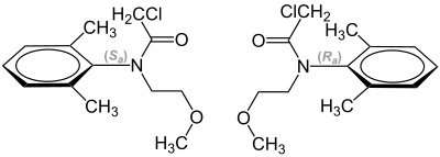 Structural formula of dimethachlor