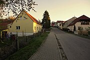 Čeština: Dlouhá ulice v Rudolfově, okres České Budějovice, Jihočeský kraj. English: Dlouhá street in Rudolfov, České Budějovice District, South Bohemian Region, Czechia.