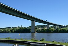 Donaubrücke Schalding über die Donau