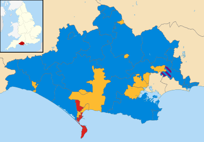 Dorset INGGRIS pilkada 2013 peta.svg