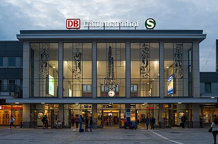 Dortmund Hauptbahnhof Abends 2013