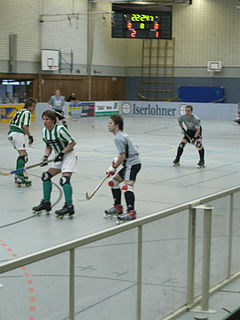 Rollhockey ist eine Ballsporta