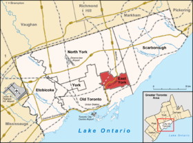 Ubicación de East York