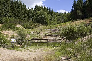 <span class="mw-page-title-main">Eckfelder Maar</span> Fossil site and oldest known maar, in the Eifel mountains in Germany