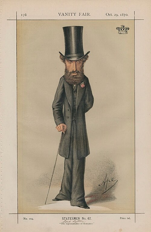 Caricature by Ape published in Vanity Fair in 1870