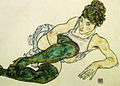 "Lamav naine rohelistes sukkades" (1917)