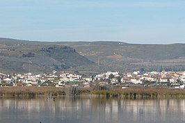 Vista de Padul desde la laguna