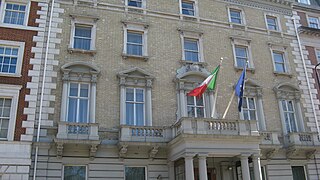 <span class="mw-page-title-main">Embassy of Italy, London</span> Diplomatic mission of Italy in the United Kingdom, located in London