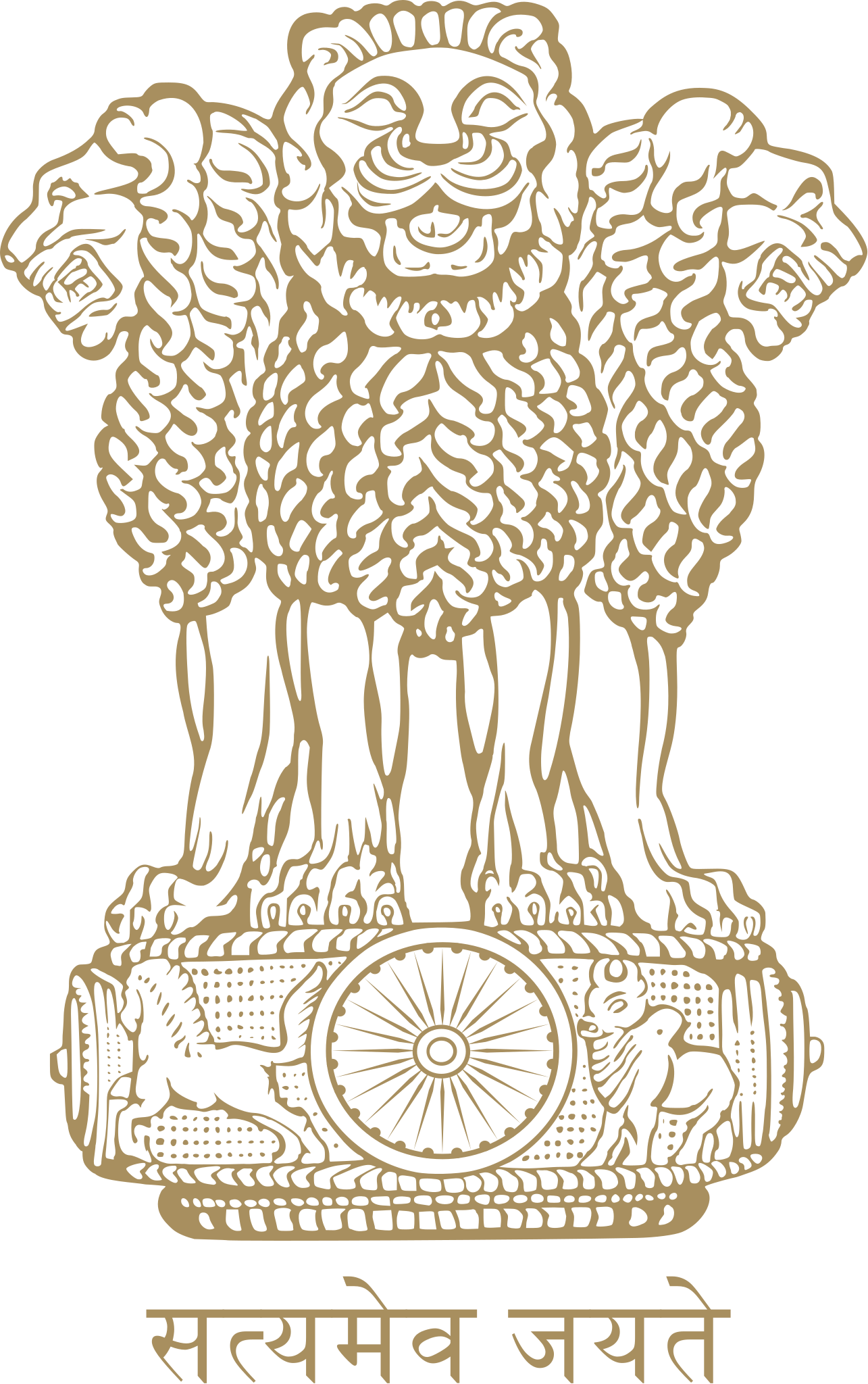 National Emblem of India. Drawing by Vishnu Pandit - Fine Art America