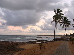 Entardecer na Costa do Sauípe.JPG