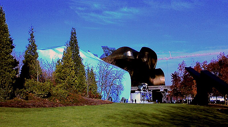 File:Entrance, Experience Music Project, Frank Gehry Bldg., Seattle, WA 2007 - panoramio.jpg