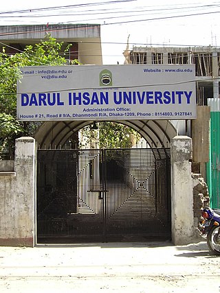 <span class="mw-page-title-main">Darul Ihsan University</span> University in Dhaka, Bangladesh