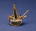 Pomander in the shape of a ship, c. 1600–1650, Walters Art Museum