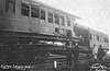 Telescoped carriages from Exeter collision