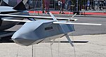 FCAS remote carriers mock-up at Paris Air Show 2019 (cropped) JFS-M.jpg