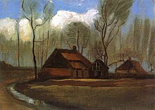 Farmhouse Among Trees, 1883, Museum Kolekcji Jana Pawla II, Warsaw, Poland (F18) Farmhouses Among Trees.jpg