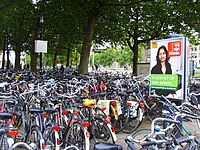 Fahrrad-Parkplatz in Utrecht