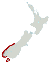 Fiordland Penguin distribution map.png