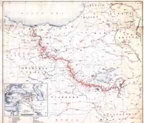 The First Republic of Armenia, with the western borders defined by US President Woodrow Wilson First republic of Armenia-west borders by Woodrow Wilson.png