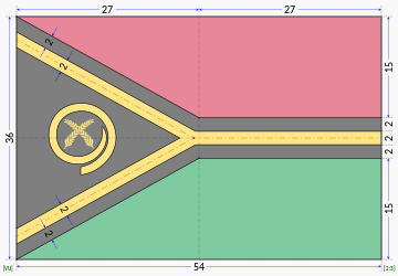 Flag of Vanuatu (construction sheet).svg