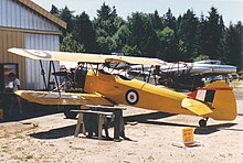 Fleet 16B Finch at the Canadian Museum of Flight in South Surrey BC, July 1988 FleetFinch07A.JPG