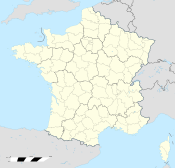 パリ子午線の位置（フランス内）