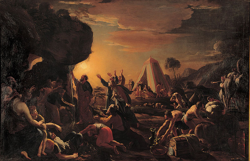 File:Francois Perrier - Moses draws water from the Rock - Google Art Project.jpg