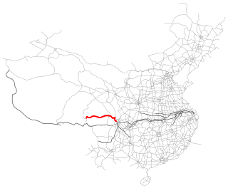 <span class="mw-page-title-main">G4217 Chengdu–Chamdo Expressway</span> Road in China