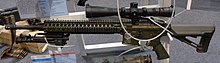 Special Purpose Rifle on display at the Government Arsenal booth at 25th AFAD Defense & Sporting Arms Show. GA SPR.jpg