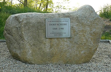 Gedenkstein Scheibe