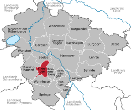 Gehrden - Carte