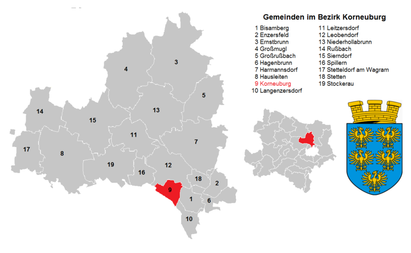 File:Gemeinden im Bezirk Korneuburg.png